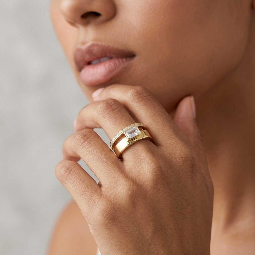 Anillo Valentina Cristal