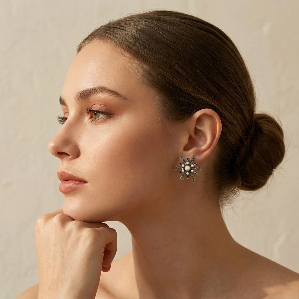 Pendientes Carmen White