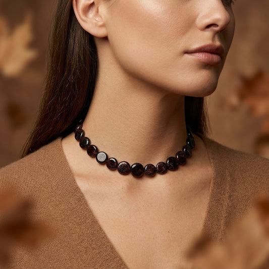Choker Borgoña