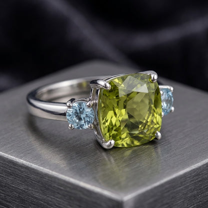 Anillo Duquesa Aguamarina