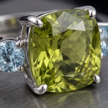 Anillo Duquesa Aguamarina