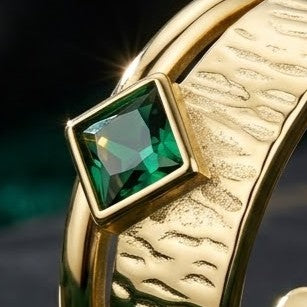 Anillo Valentina Esmeralda
