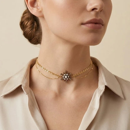 Choker Carmen White