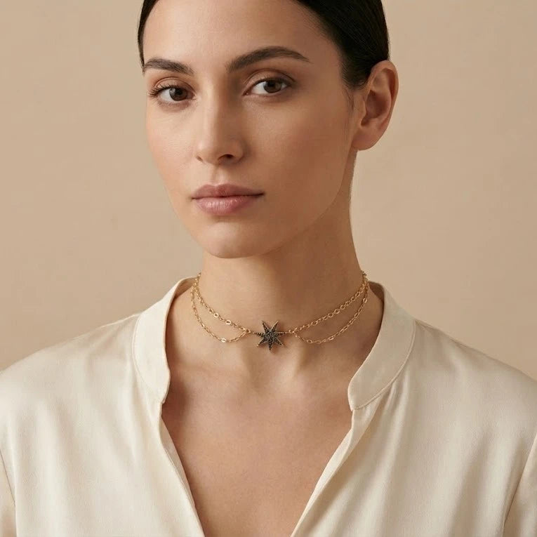 Choker Carmen Black