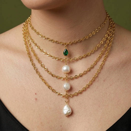 Choker Valentína Verde