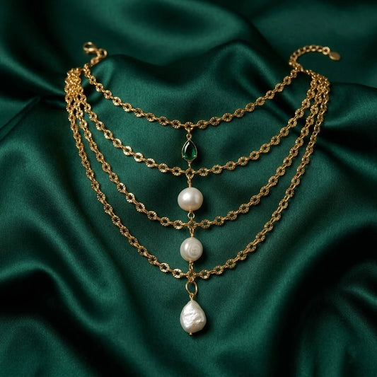Choker Valentína Verde