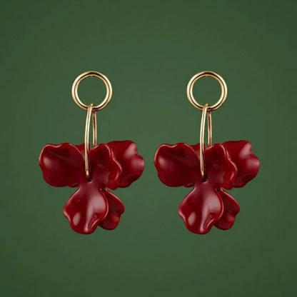 Pendientes Alma en Flor Sangre