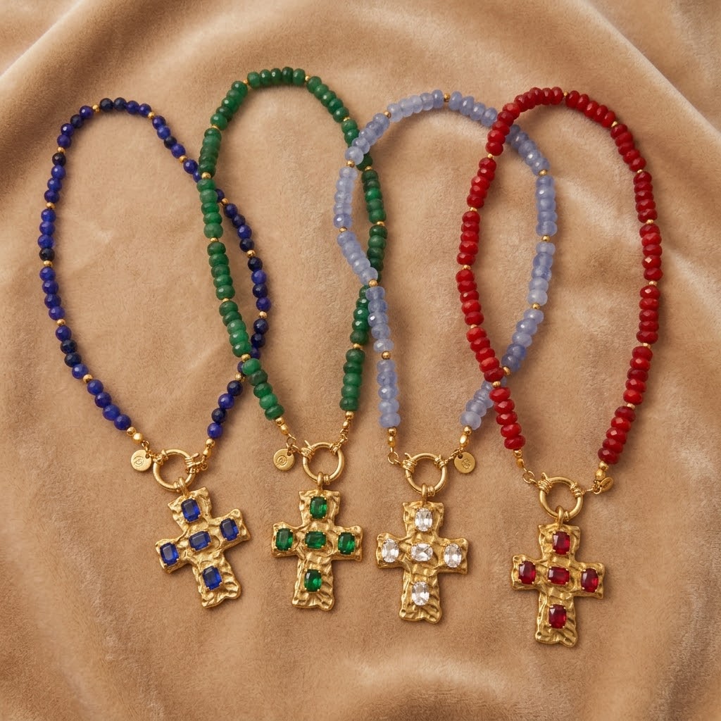 Collar Cruz (4 colores y personalizable)
