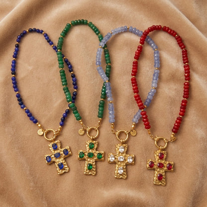 Collar Cruz (4 colores y personalizable)