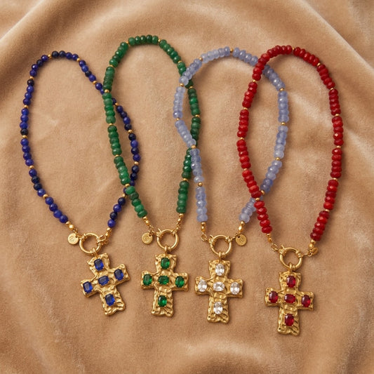 Collar Cruz (4 colores y personalizable)