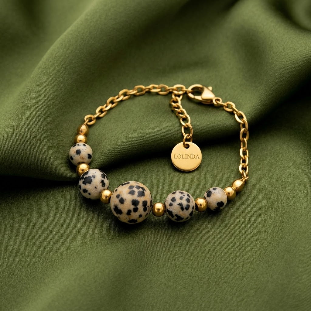 Pulsera Dálmata (personalizable)