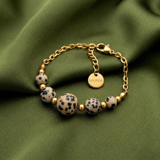 Pulsera Dálmata (personalizable)